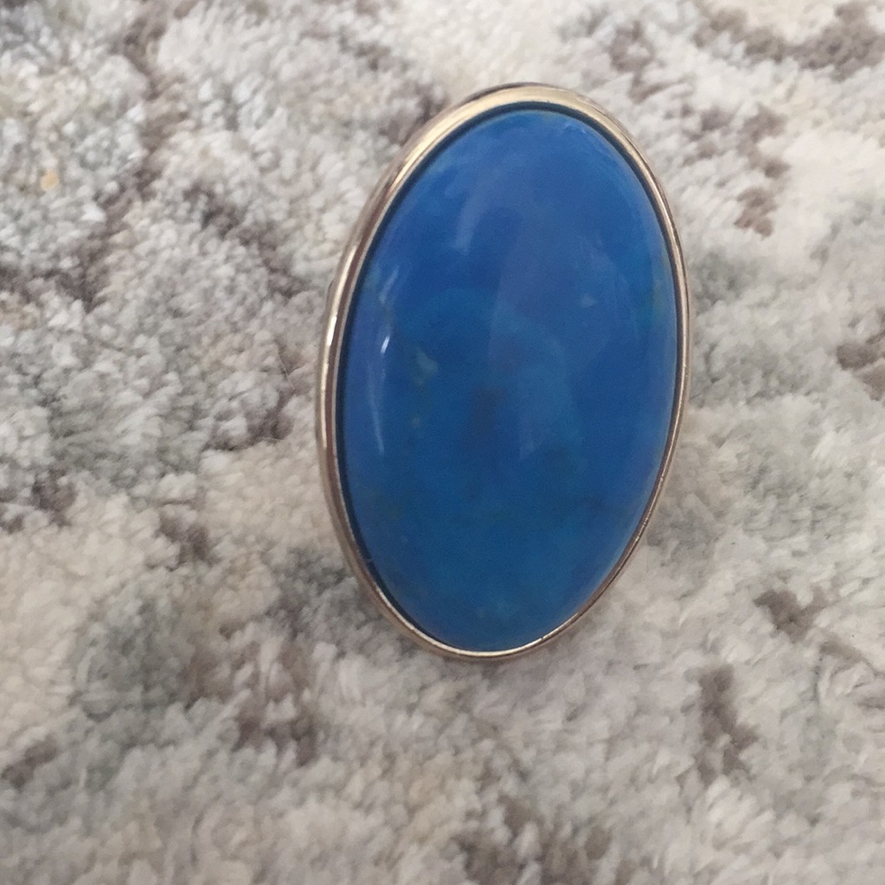 Blue stone ring - Picture 2 of 3